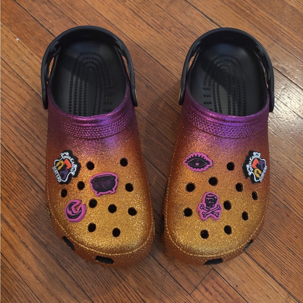 Hocus Pocus Crocs -Size 11 W, 9 M
